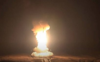 Американская МБР Minuteman III взорвалась над Тихим океаном при значительном отклонении от заданной Американская МБР Minuteman III взорвалась над Тихим океаном при значительном отклонении от заданной
