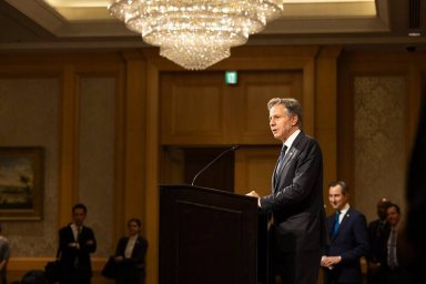 Глава Госдепа США: Пхеньян передаёт РФ военную технику для боевых действий против Украины Глава Госдепа США: Пхеньян передаёт РФ военную технику для боевых действий против Украины