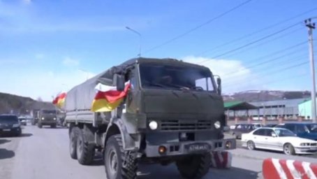 Военнослужащие Южной Осетии выехали для участия в освобождении Донбасса Военнослужащие Южной Осетии выехали для участия в освобождении Донбасса