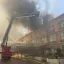 В Ровно горит помещение бывшего газоразрядного завода