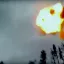 В кадр попало уничтожение нашими бойцами FPV-дрона за несколько мгновений до прилёта по позиции