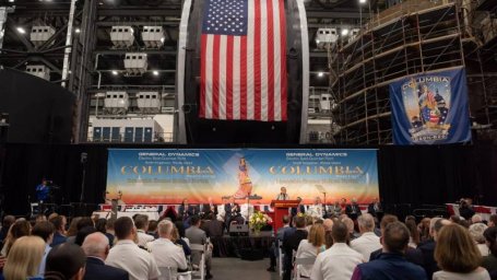 Американская головная АПЛ нового поколения официально заложена на верфи General Dynamics Electric Bo Американская головная АПЛ нового поколения официально заложена на верфи General Dynamics Electric Bo