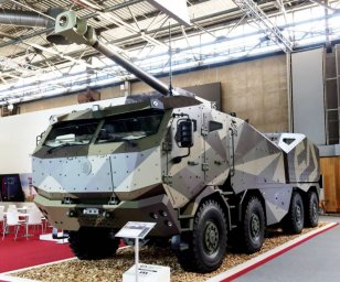 Автоматизация на колесах. Компания Excalibur Army представила самоходную гаубицу Morana Автоматизация на колесах. Компания Excalibur Army представила самоходную гаубицу Morana
