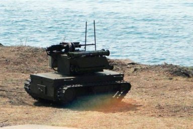 На учениях «Запад-2021» впервые задействовали боевых роботов «Платформа-М» На учениях «Запад-2021» впервые задействовали боевых роботов «Платформа-М»