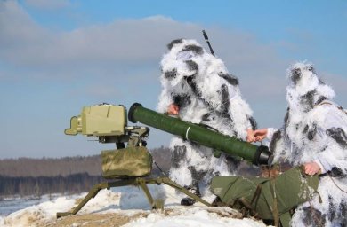 Главком ВСУ: На учениях наши расчёты противотанковых комплексов за 36 секунд уничтожили колонну танк