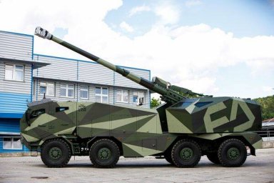 Автоматизация на колесах. Компания Excalibur Army представила самоходную гаубицу Morana