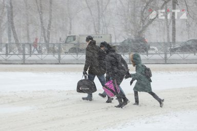 Сильный ветер и метель: непогода накрыла Дальний Восток