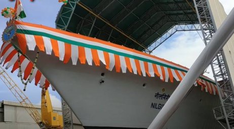В Индии заложили седьмой фрегат проекта 17А Nilgiri для ВМС страны В Индии заложили седьмой фрегат проекта 17А Nilgiri для ВМС страны