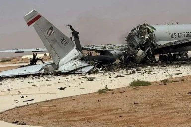 Появились доказательства уничтожения Ираном самолёта E-3 Sentry AWACS ВВС США Появились доказательства уничтожения Ираном самолёта E-3 Sentry AWACS ВВС США