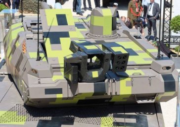 Кормовая часть танка. Видна дистанционно-управляемая турель. Источник: otvaga2004.mybb.ru