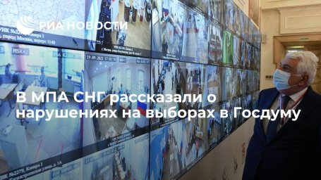 Наблюдатель от МПА СНГ: нарушения на выборах в Госдуму носят технический характер