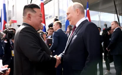 Российский президент отправляется с государственным визитом в КНДР Российский президент отправляется с государственным визитом в КНДР