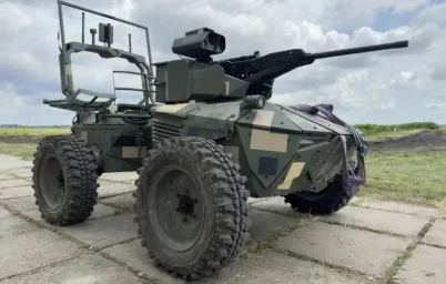 На Украине тестируется &laquo;новый&raquo; наземный беспилотник &laquo;Железный&raquo; с пулемётной турелью