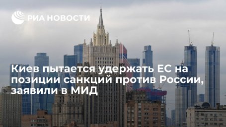Замглавы МИД Грушко: Киев пытается удержать Евросоюз на позиции санкций против России Замглавы МИД Грушко: Киев пытается удержать Евросоюз на позиции санкций против России