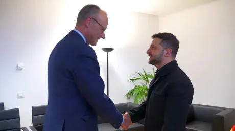 Канцлер ФРГ призвал Украину запустить &laquo;экономическое чудо&raquo; за счёт ВПК