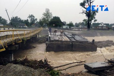 Большая вода топит дороги на Дальнем Востоке Большая вода топит дороги на Дальнем Востоке