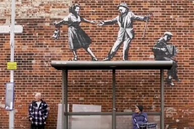 Бэнкси представил десять новых работ Бэнкси представил десять новых работ
