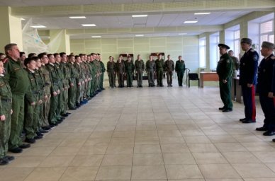 В Подмосковье кадетам вручили порядка 170 комплектов казачьей формы