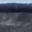 Украинские источники показали кадры большой воронки после прилёта российской ракеты
